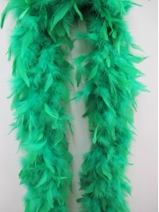 Green Feather Boa - Costume Accessories